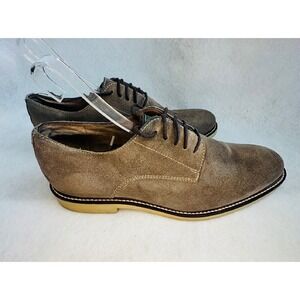 Banana Republic Suede Leather Oxfords Dress Shoes Casual Gray Size 10‎